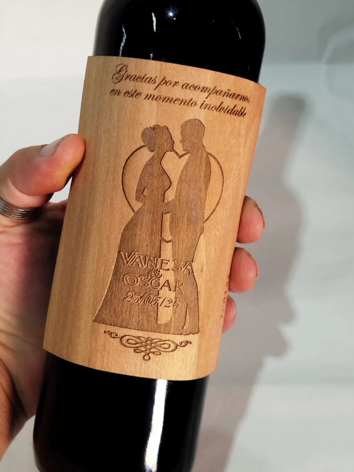 Etiquetas de madera