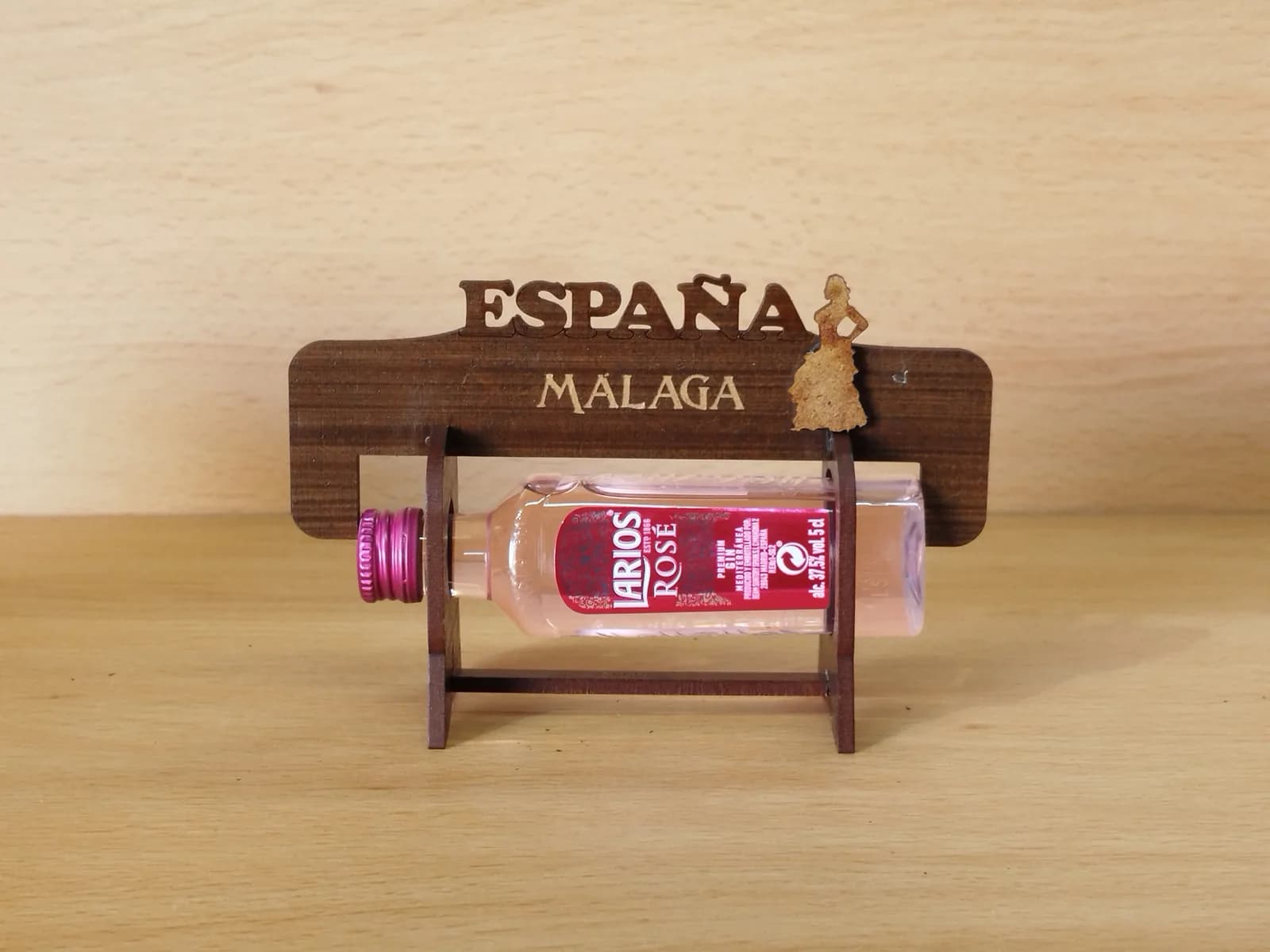 Expositor de botella acostada