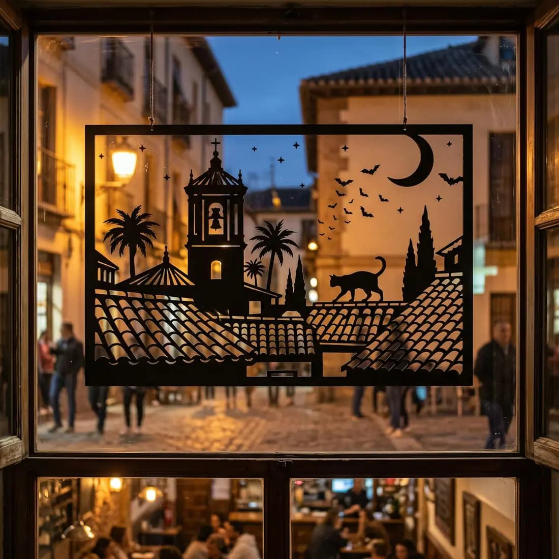 Silueta de escaparate